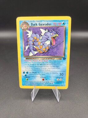 DARK GYARADOS - 25/82 - Team Rocket - *RARE* - Pokemon Card LP Non Holo Vintage